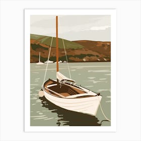 Sailboat On The Water 4 Art Print