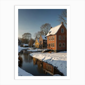 Winter In The Netherlands 1 Art Print