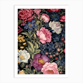 Peonies 55 Art Print