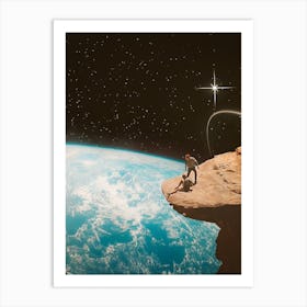 Edge of the world Art Print