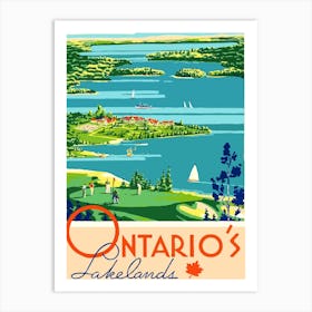 Lakelands In Ontario, Canada Art Print