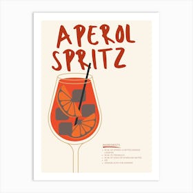 Apéro Spritz Art Print