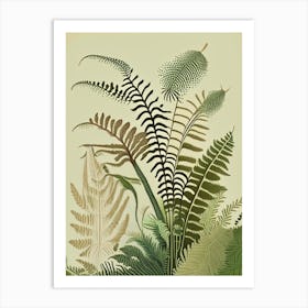 Ostrich Fern Rousseau Inspired Art Print