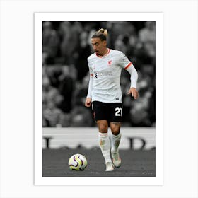 Kostas Tsimikas Of Liverpool Art Print