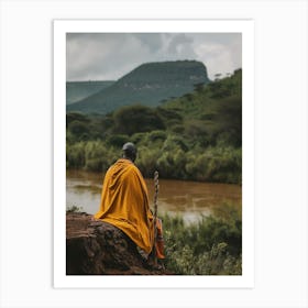 Buddhist Monk Art Print