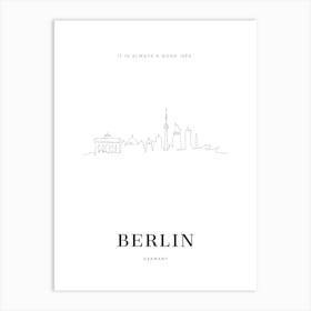 Berlin Art Print