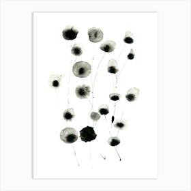 Soft seed heads Art Print