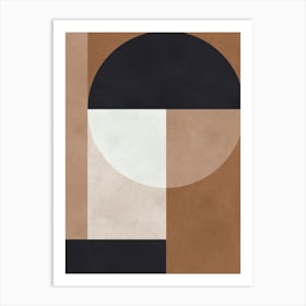 Expressive geometric shapes 6 Art Print