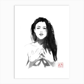 Young Model Art Print