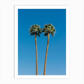 Palm Springs Twin Palms Art Print