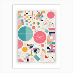 Abstract Geometric Print Art Print