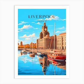 England Liverpool Travel Art Print