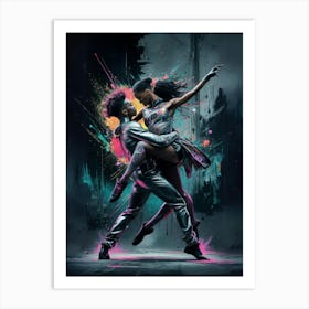 Dancers In The City Art Print