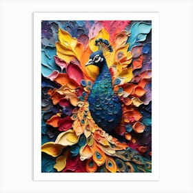 Peacock 22 Art Print