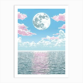 Full Moon In The Sky 2 Art Print