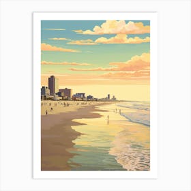 Atlantic City Beach New Jersey 2 Art Print