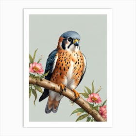 Kestrel Painting Art Print