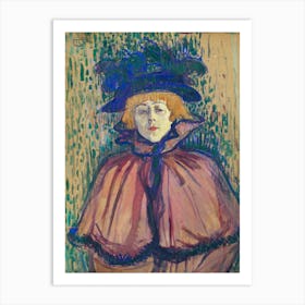 Jane Avril, Henri de Toulouse-Lautrec Art Print