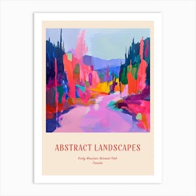 Colourful Abstract Vancouver Canada 5 Poster Art Print