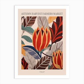 Fall Botanicals Tulip 3 Poster Art Print