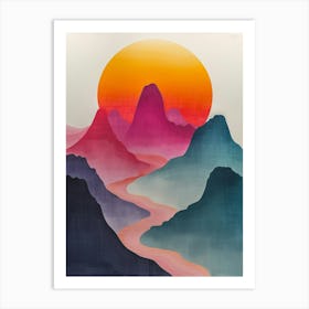 'Sunrise' 120 Art Print