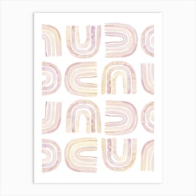 Rainbow Pattern Art Print