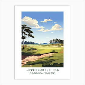 Sunningdale Golf Club (Old Course)   Sunningdale England 2 Art Print
