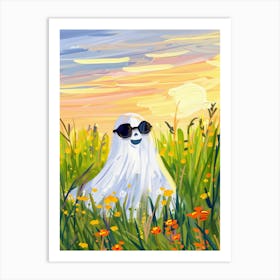 Ghost In The Meadow 2 Art Print