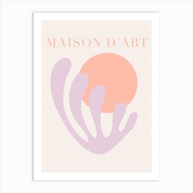 Pastel Maison Art Print