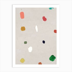 Dotty Light Abstract Art Print Art Print