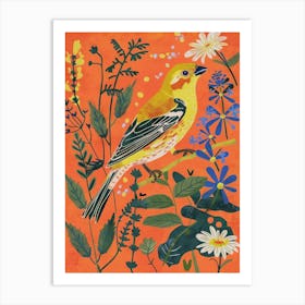 Spring Birds American Goldfinch 1 Art Print