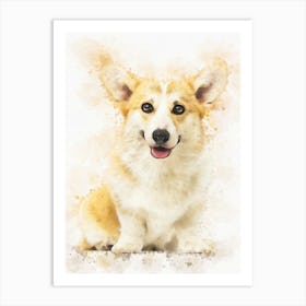 Corgi Pembroke Dog 1 Art Print