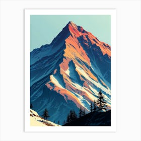 Alpine Illustration No 28 Póster