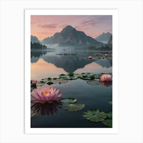 Water Lilies 1 Art Print