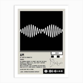 Am Album Cover Art Print