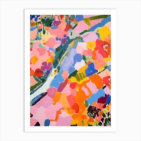 Contemporary Abstract Floral Field Art Print