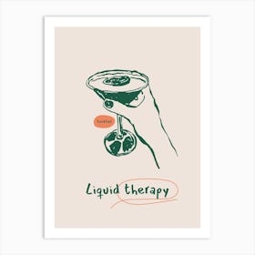 Liquid Therapy Art Print