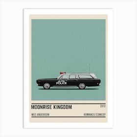 Moonrise Kingdom Car Movie Art Print