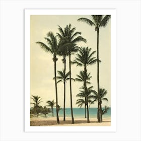 Cable Beach Australia Vintage Art Print