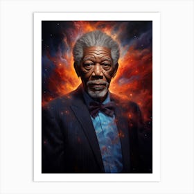 Morgan Freeman (2) Art Print