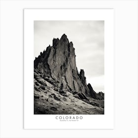 Poster Of Colorado, Black And White Analogue Photograph 3 Art Print