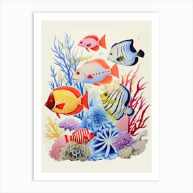 Tropical Fishes Art Print