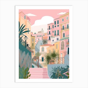 Sorrento, Italy Illustration Art Print