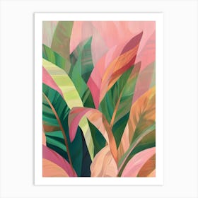 Tropical Leaves 22 Art Print