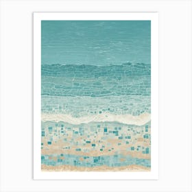 Beach Wave Art Print