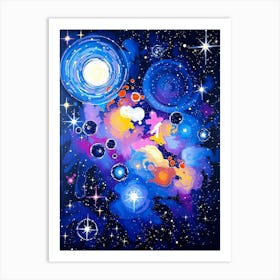 Galaxy Canvas Art Print