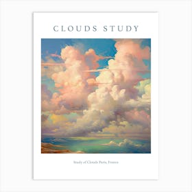 Study Of Clouds Paris, France Art Print