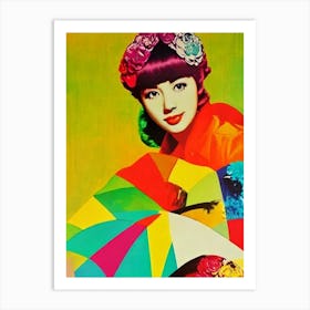 Jisoo Colourful Pop Art Art Print