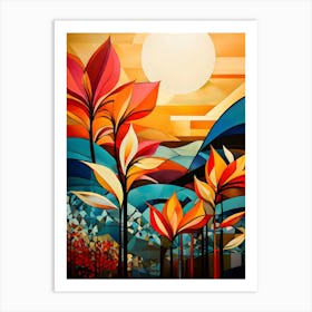 Abstract Landscape Painting 26 Art Print