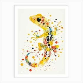 Yellow Gecko 2 Art Print